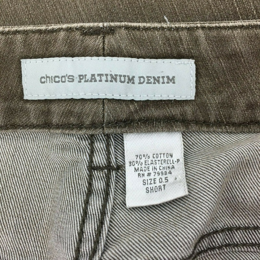 Chico's Platinum Ultimate Fit Jeans Sz 0.5/6 Short - Picture 5 of 6